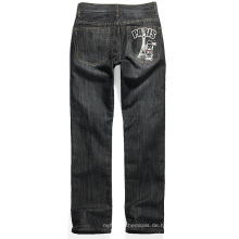 Stone Wash Jeans Elastische weiße Paste